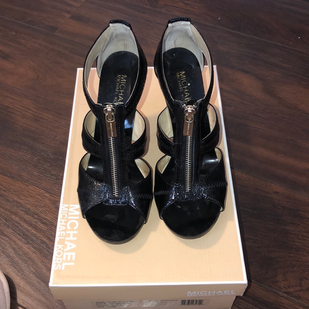 Michael Kors strappy Black heels